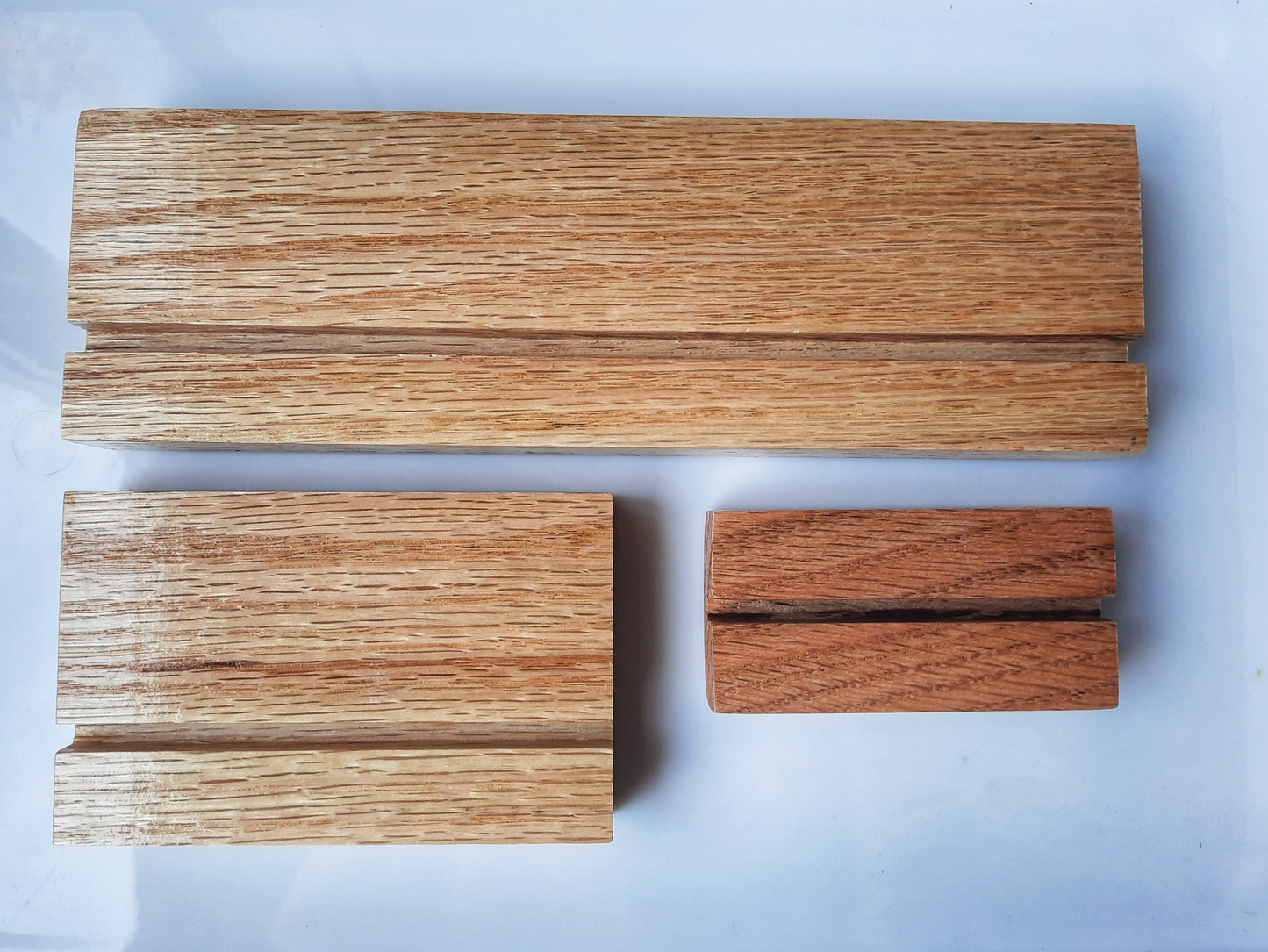 Solid Red Oak wood display blocks (only)