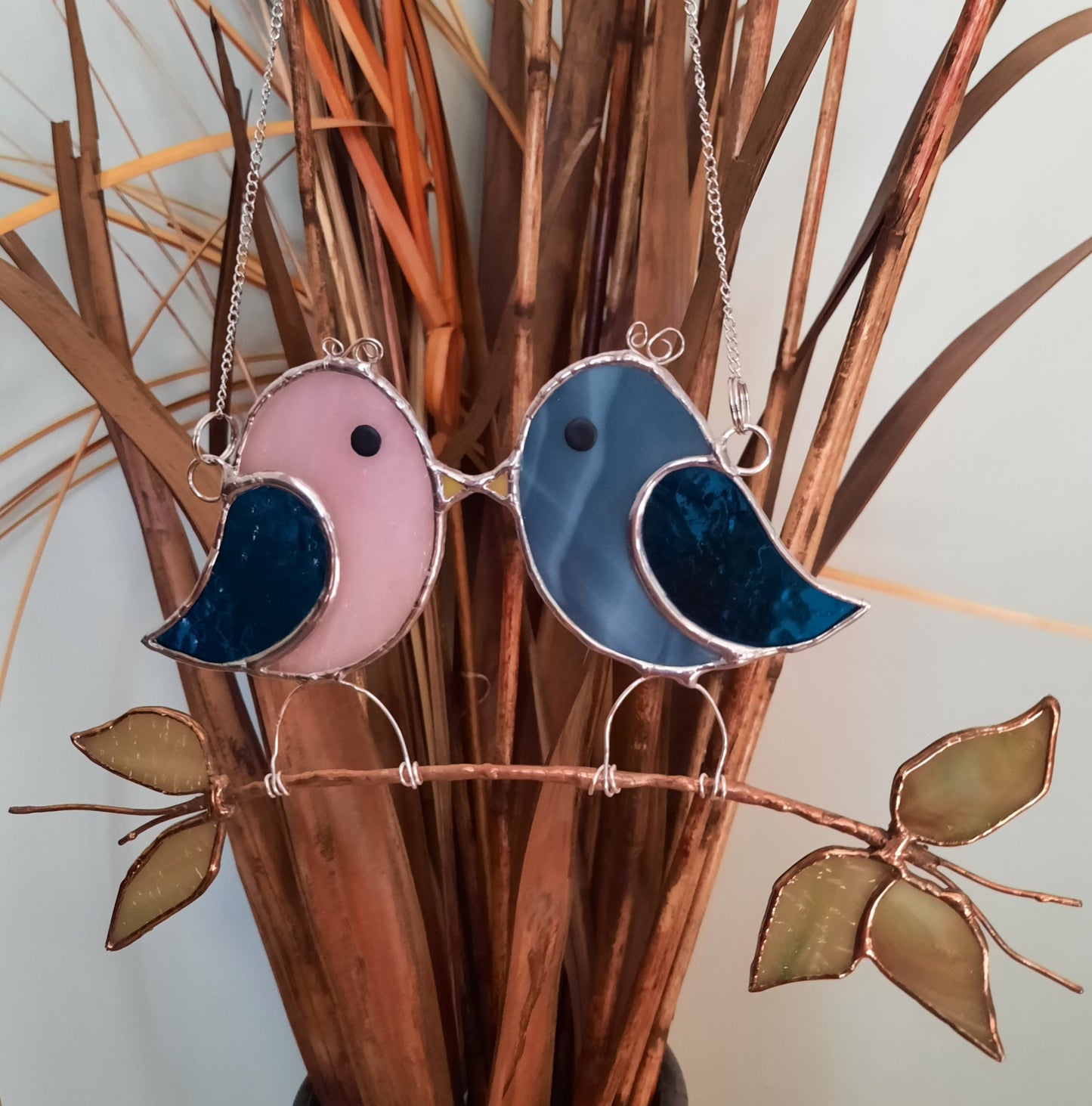 Love birdies on a branch